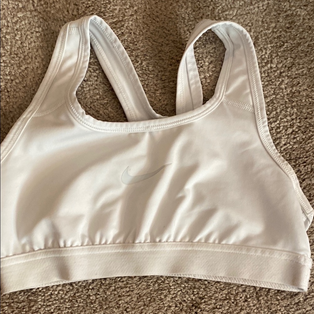 Nike Women's White Sports Bra